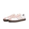 adidas Neo VL Court 2.0 Leather Slip Resistant Abrasion Resistant Low Top Skateboard Shoes Unisex White Pink ID6015(Team746-)