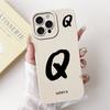 New Fashion Letter Phone Case For iPhone 15 Pro Max 15Pro Soft Silicone Shockproof Cases For iPhone15 15ProMax Covers Bumpers