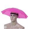 55/65cm Portable Outdoor Umbrella Hat Cap Folding Women Men Umbrella Fishing Hiking Golf Beach Headwear Handsfree Umbrella