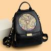 Embroidered Backpack, Lightweight and Multi-functional, Suitable for Travel, Leisure, and Study, Perfect for Students.