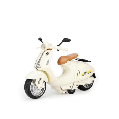 1/10 Maßstab Legierung Kleines Schaf Motorrad Modell Spielzeug Auto Druckguss Metall Spielzeug Fahrzeuge Modell mit Sound Licht Spielzeug Motorrad Auto für Kinder Geschenke