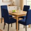 Husa elastică nouă pentru scaun pentru sala de mese Husa elastică pentru scaun de dining Scaune cu spătar înalt Jacquard Husa de protecție pentru mobilier