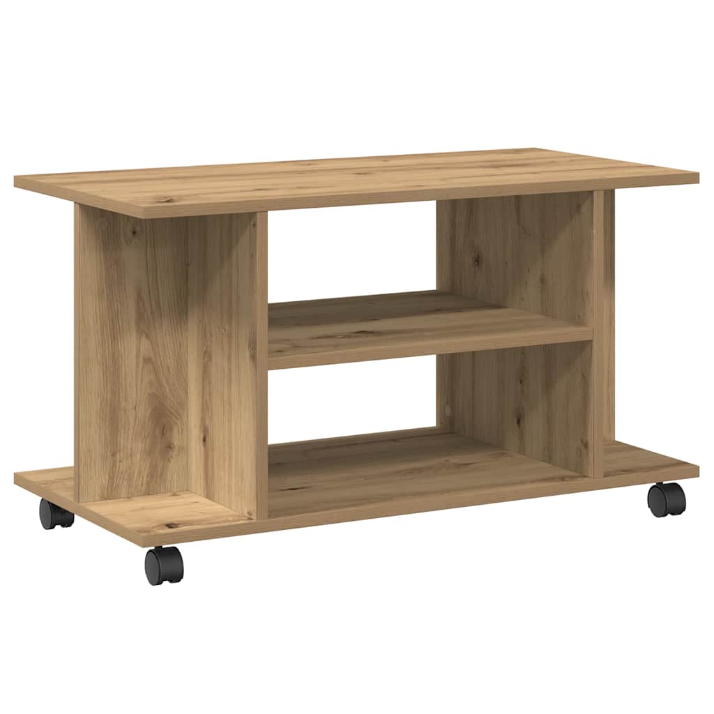 Vidaxl TV Cabinet, Artisan Oak, 80X40X45Cm, Wood-Based Material