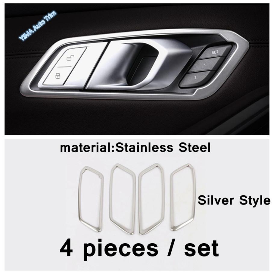 Inner Door Handle Bowl / Window Lift Button / Central Control Dashboard Accessories Cover Trim For BMW 3 Series G20 - 2024