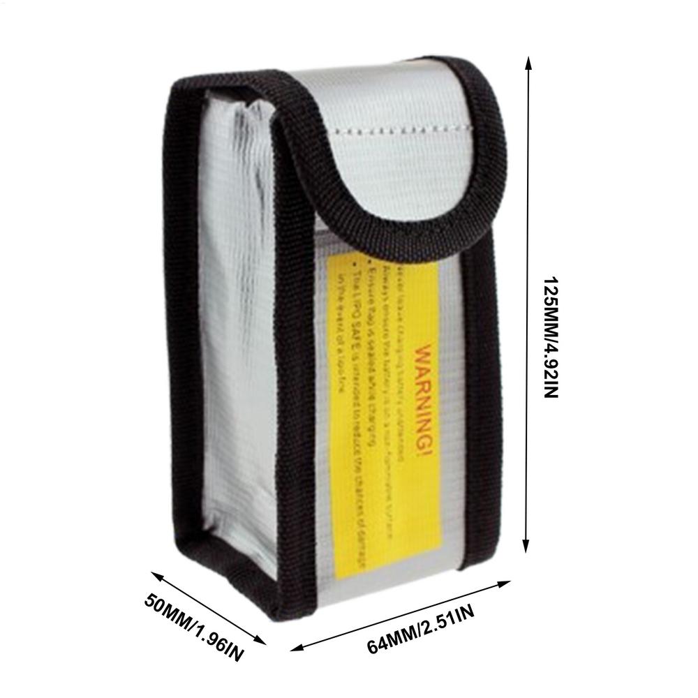 Battery Safety Storage Bag Fireproof Explosionproof Guard Portable Protective Case For Transport Charging Li-ion Batteries 1990₽