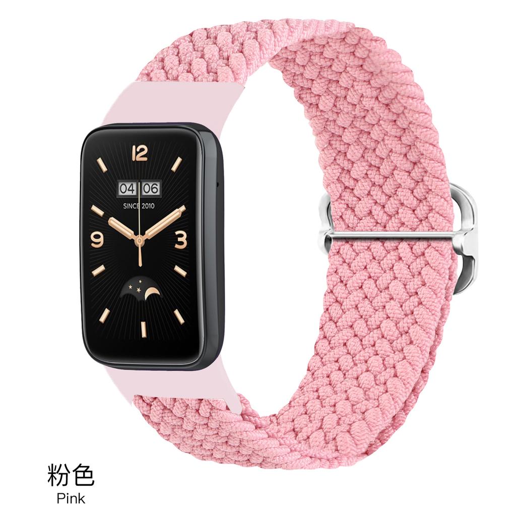 Nylonový řemínek pro Xiaomi Mi Band 7 8 Pro Elastický nastavitelný Pletený solo loop Náramek Correa pro mi band 7 pro miband 7pro Řemínek