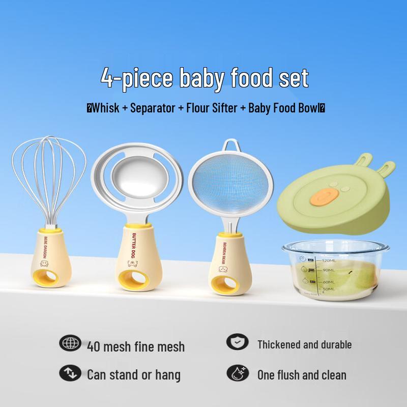 430 Stainless Steel Baby Food Preparation Tool Set