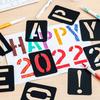 Set di 42 Pezzi Stencil DIY Lettere Numeri Plastica Alfabeto Pittura Modelli Kit Stampo Per Pittura su Muro Decorazioni Casa Articoli di Natale