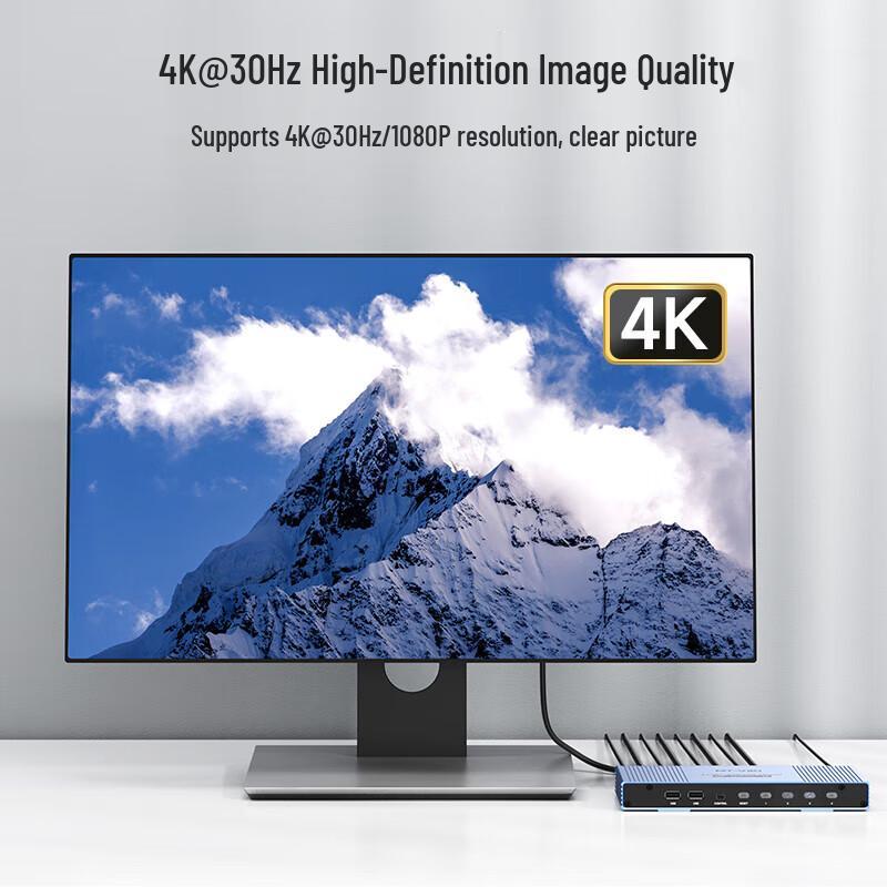 MT-viki 4-Port HDMI KVM Switch with USB Shared