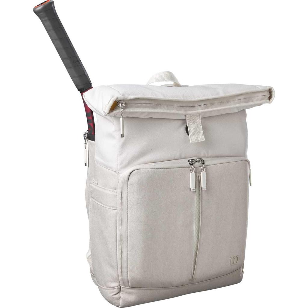 Batoh na tenisovou badmintonovou raketu Lifestyle Backpack 2024 Cream [Wilson]