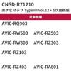 Carrozzeria Car Navigation System Map Update Software 2025 Rakunavi Map Type VII 12 SD (Pioneer) Vol. CNSD-R71210