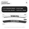 Car Wheel Rim Stickers 4PCS Auto Wheel Hub Decal for Volvo Rdesign Polestar AWD V50 S60 XC60 S40 XC40 XC90 V60 S80 S90 V90 V70