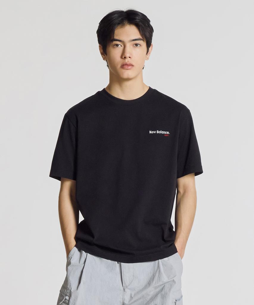 Nyuballanseu Nbneg21433 / Uni Essential Big Logo Short Sleeve T-Shirt (Black)