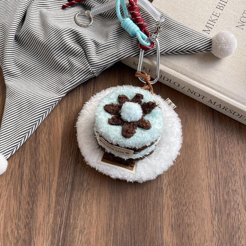 

Cute Personalized Sandwich Cake Bag Pendant Creative Niche Coffee Keychain Exquisite Backpack Decoration Accessories Gifts