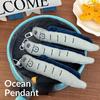 Cute Creative Marine Animal Plush Keychain Cartoon Fun Octopus Starfish Pendant Backpack Decoration Pendant Plush Doll Gift
