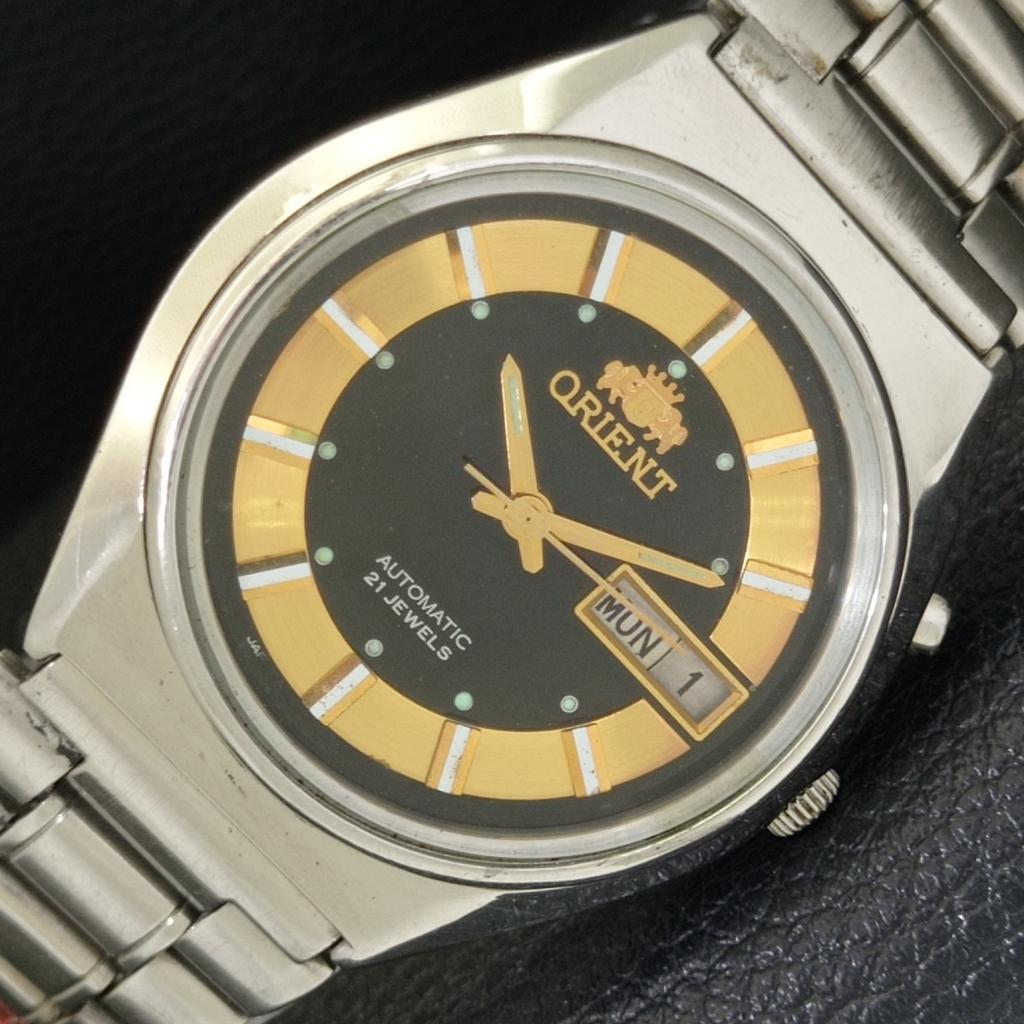 

ПОДЛИННЫЕ ВИНТАЖНЫЕ МУЖСКИЕ АВТОМАТИЧЕСКИЕ ЧАСЫ ORIENT 46941 ЯПОНИЯ С ОРИГИНАЛЬНЫМ ЦИФЕРБЛАТОМ a500753-5 R154-a500753