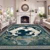 American Classic Style Carpet Tiger Pattern Living Room Decoration customizable Rugs Light Luxury Bedroom Washable Mat non-slip