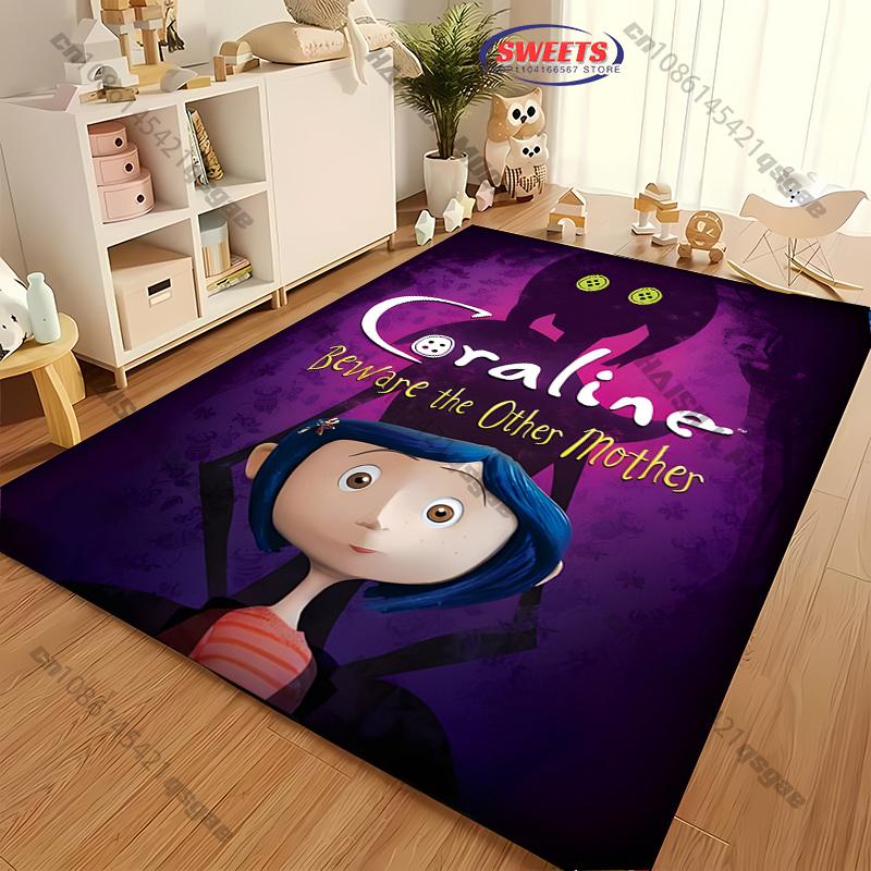 

1PC Mystery C-C0raline Series Printed Carpet Living Room Bedroom, Sofa Rug, Modern Large Area Home Decor Mat Gift for Friends 40x60cm (16x24in)