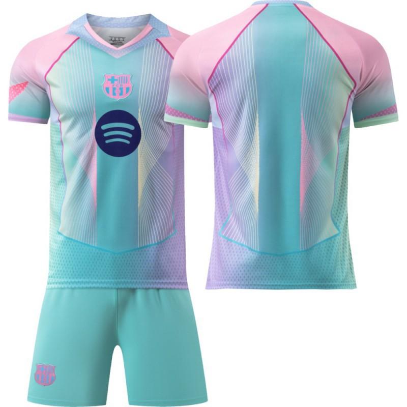 

2526 Blue Edition Football Jersey No. 19 Yamal 9 Levan 8 Pedri 10 Set 20 yards