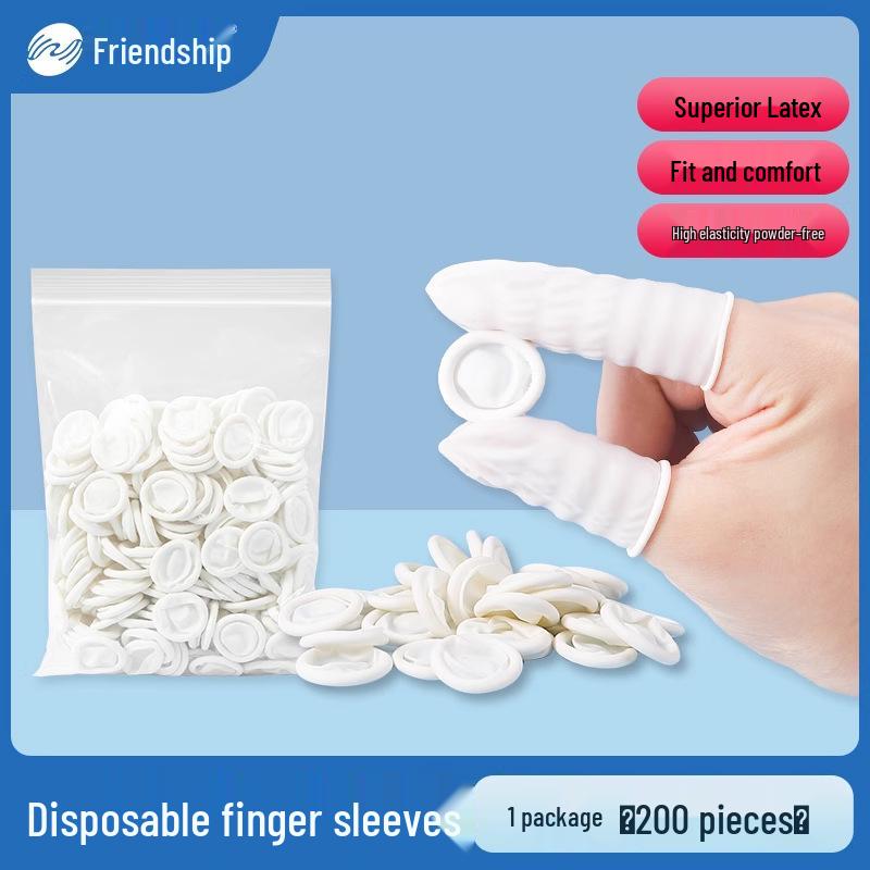 

Newcomer Discount: Wear-Resistant Latex Finger Cots for Beauty & Electronics Other