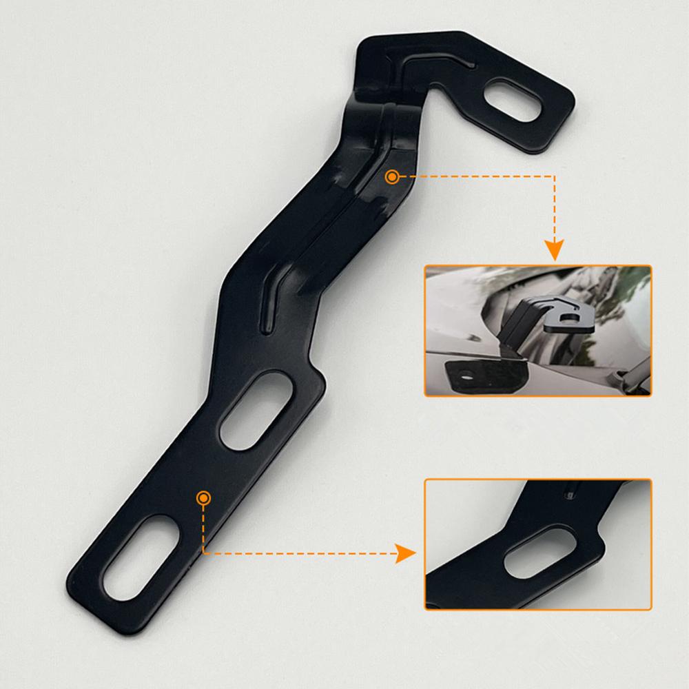 Engine Hood Hinge Ditch LED Light Mounting Brackets For Toyota Tacoma 2016-2021