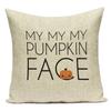 Letter Geometry Print Cushion Cover Decorative Pillow Cover Sofa Bed Car Throw Pillowcase Accessories Sweet Home Textile Decor