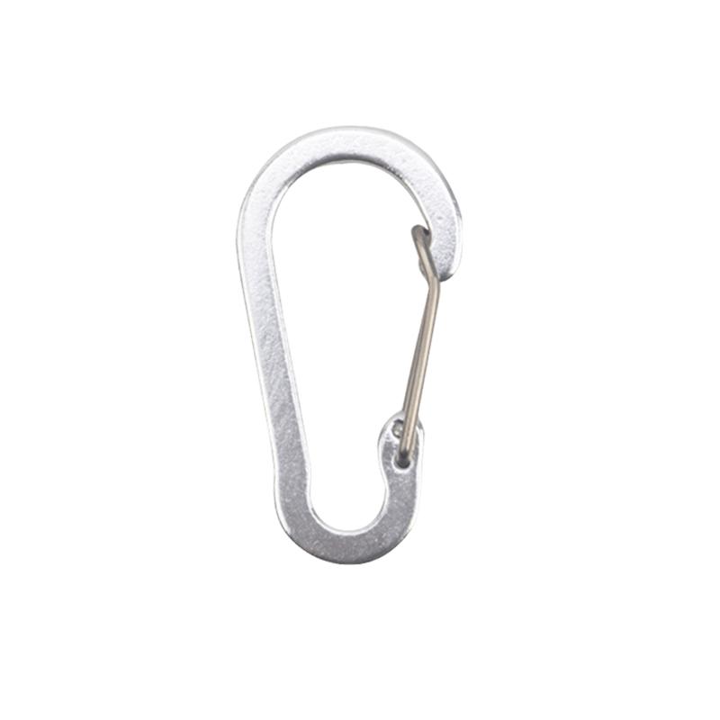 1PC Gourd Shape Carabiner Camping Gadget Water Bottle Hanging Buckle Key Chains 10 Color Available Aluminum Alloy Carabiners ZYF