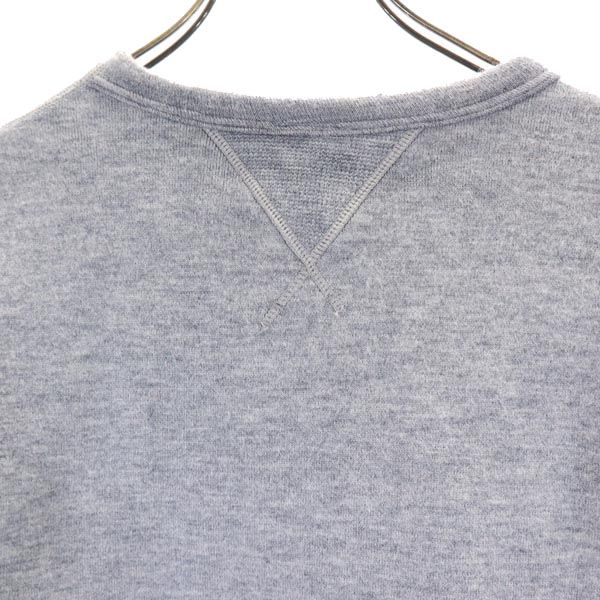 Yetiua Made In Japan Long Sleeve Trainer S Gray Sweatshirt Fleece Lining Men's Used