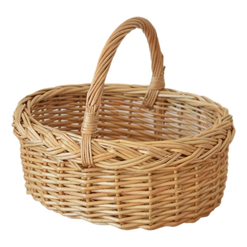 Hanging Planter Basket Planting Beautiful Practical Basket Picnics Woven Basket for Storage Plant Picnics Grocery