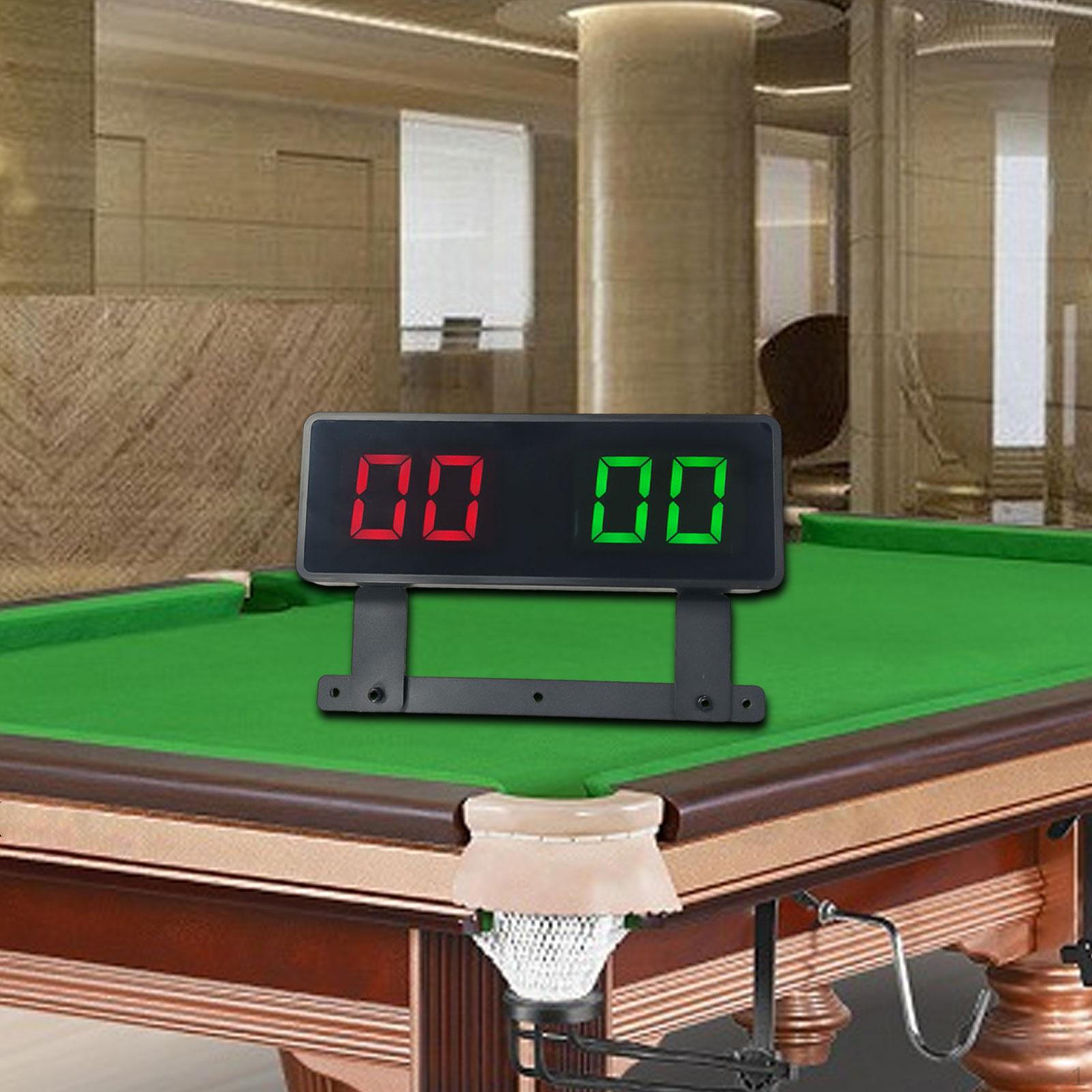 

Більярдне електронне табло Компактний цифровий пристрій для підрахунку очок для легкого відстеження With Iron Bracket
