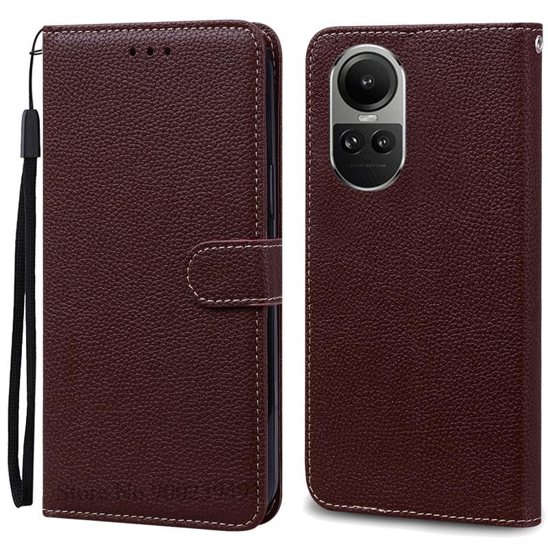 For OPPO Reno10 5G Leather Case On For OPPO Reno 10 Pro 5G Wallet Flip Cover For Reno 10 Pro Plus Case Book Cover Fundas Coque