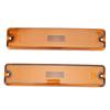 Pair Car Side Marker Light Shade 56001424 Strong Light Transmission Replacement for Jeep Wrangler
