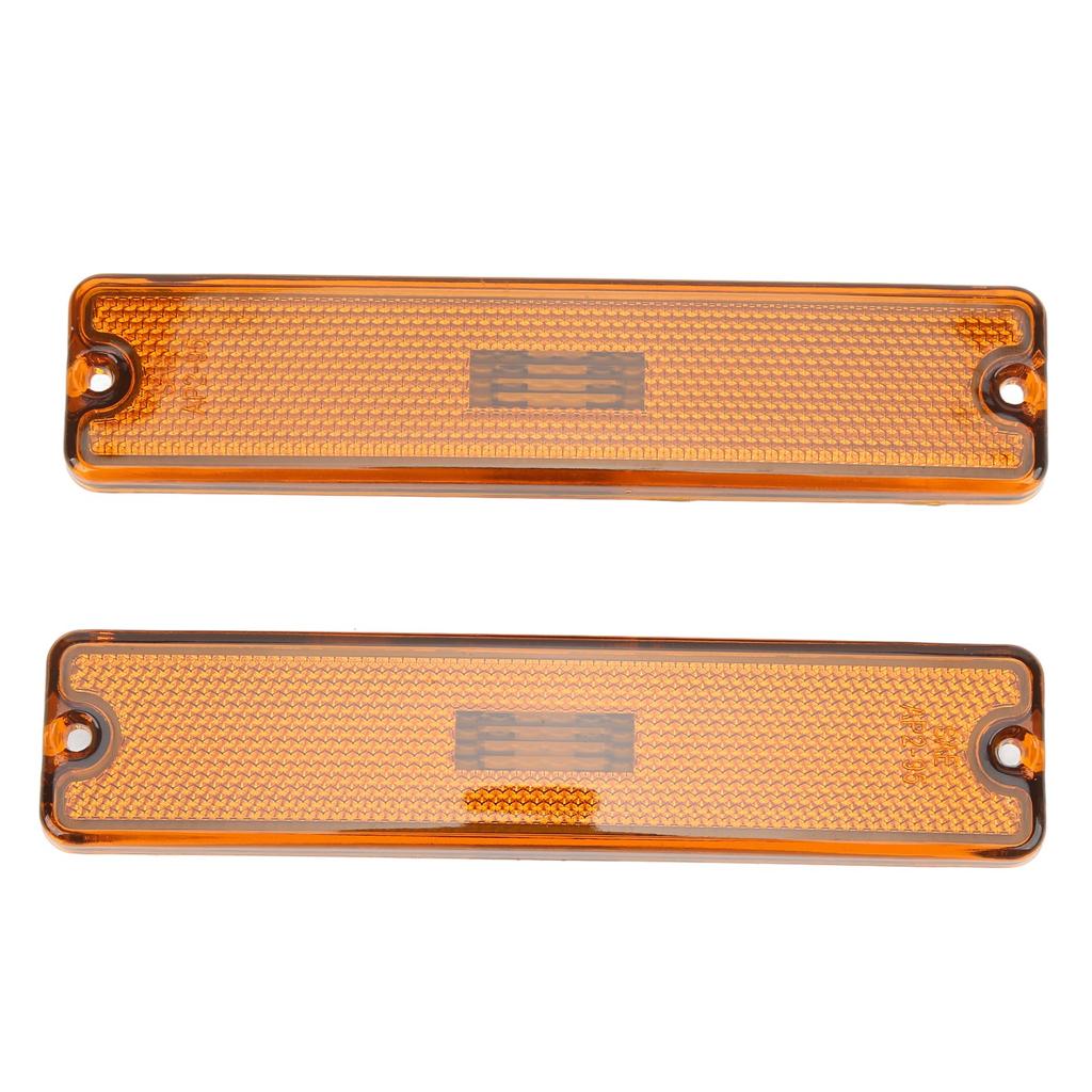 Pair Car Side Marker Light Shade 56001424 Strong Light Transmission Replacement for Jeep Wrangler
