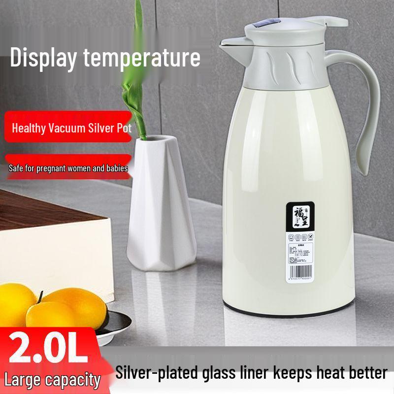 Smart Press-Type Insulated Thermos Flask for Dorms and Homes - Ideal for Hot Water, Tea, and Boiling Water