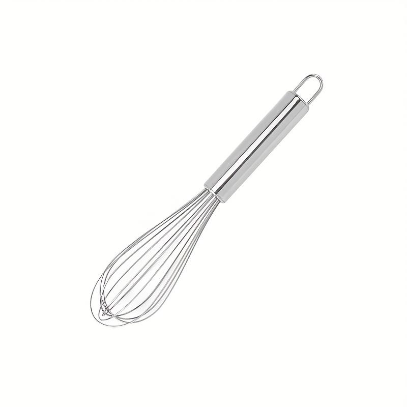 3 Stück handlicher Schneebesen aus Edelstahl, modernes und einfaches Backwerkzeug, Ei- und Sahneaufschläger, geeignet für Backen, Kuchendekoration und gewerbliche Küchen