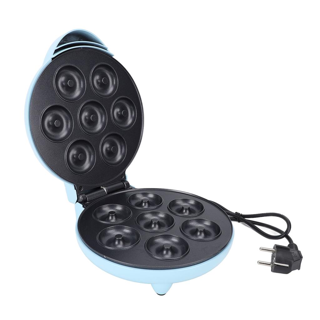 Donut Maker 7 Hole Fast Heating Smart Temperature Control Anti Stick Electric Doughnut Machine for
