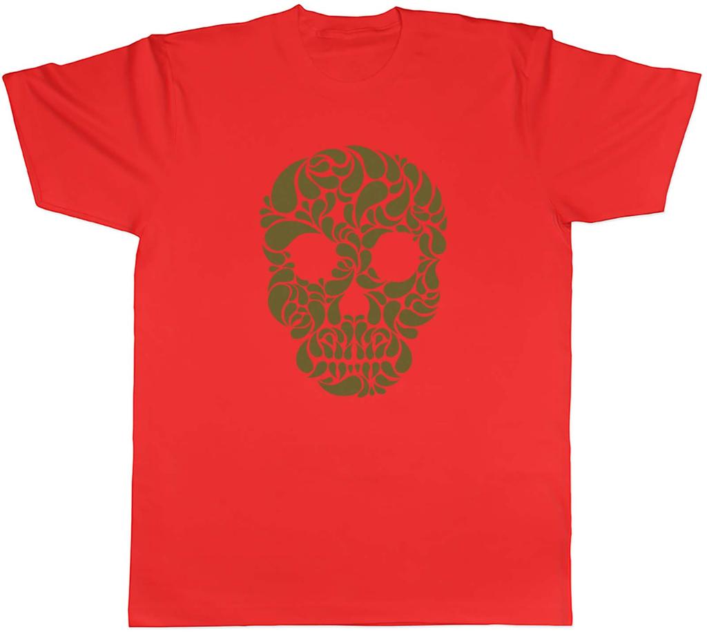 Gold Skull Unisexs Unisex TShirt Tee Gift