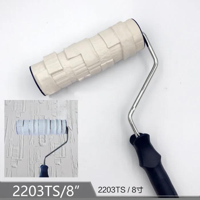 Paint Roller Tool Brick Embossing Roller for Wall Decoration, Imitation Brick Pattern DIY Art Paint Texture Rolling Flower Roll