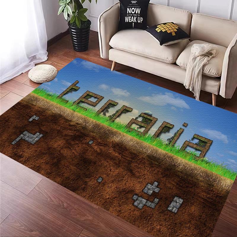 Juego Sandbox T-Terraria Alfombra Cocina Felpudo Entrada Decoración Suelo Dormitorio Alfombra Sala de Estar Baño Alfombras Antideslizantes