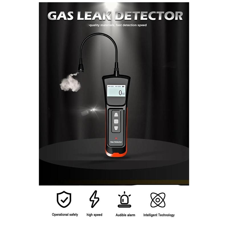 A95I-Automatic Alarm Gas Leak Detector Methane Gas Natural Gas Liquefied Petroleum Gas Combustible Gas Flammable Gas Tester