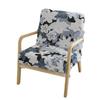 Single Simple Small Apartment Elastic Sofa Cover All-Inclusive Internet Cafe Cafe Square Sofa Cover Wood Chair Cover