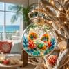 Themed Christmas Tree Ornaments Set of 10, Unlit Hanging Pendant Decorations for Holiday Tree