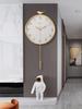 New Chinese stylewall  brass modern simple wall clock silent quartz clock