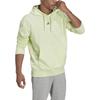 Adidas Essentials FeelVivid Hoodie, Men's Cotton Pullover Acid-Green Sweatshirt HE4359