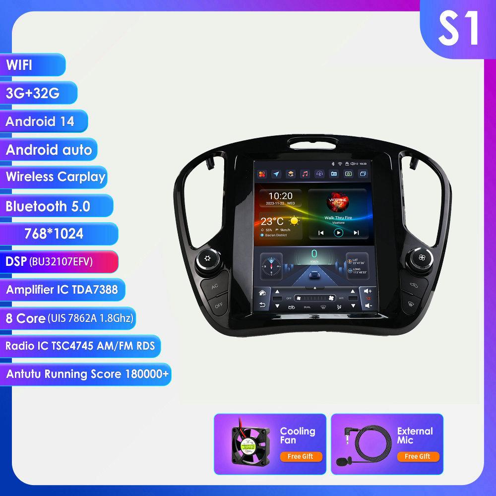 Ossuret 9.7 AI Android Car Radio Multimedia Video Player Intelligent  Auto Stereo 4G for Nissan Juke 2011-2018 for Infiniti ESQ 2014-2019 GPS Carplay