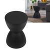 Modern Hourglass Shaped Stool Round End Table Stool for Shoe Changing Home Use 43x30cm