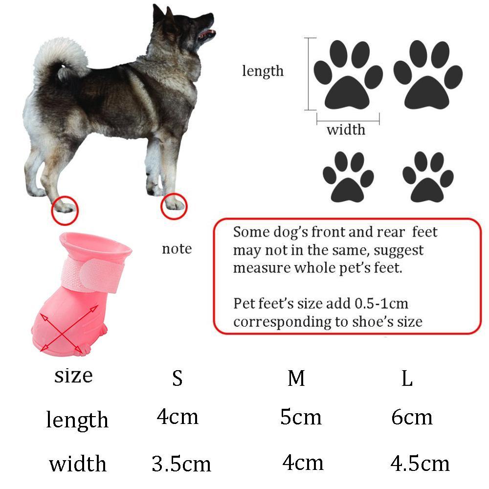 Anti-slip Protect Paw Breathable Soft TEP Pet Booties Dog Rain Shoes Puppy Sneaker Pet Foot Cover
