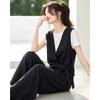 TERRE BLEUE Women's Summer Linen Blend Two-Piece Set