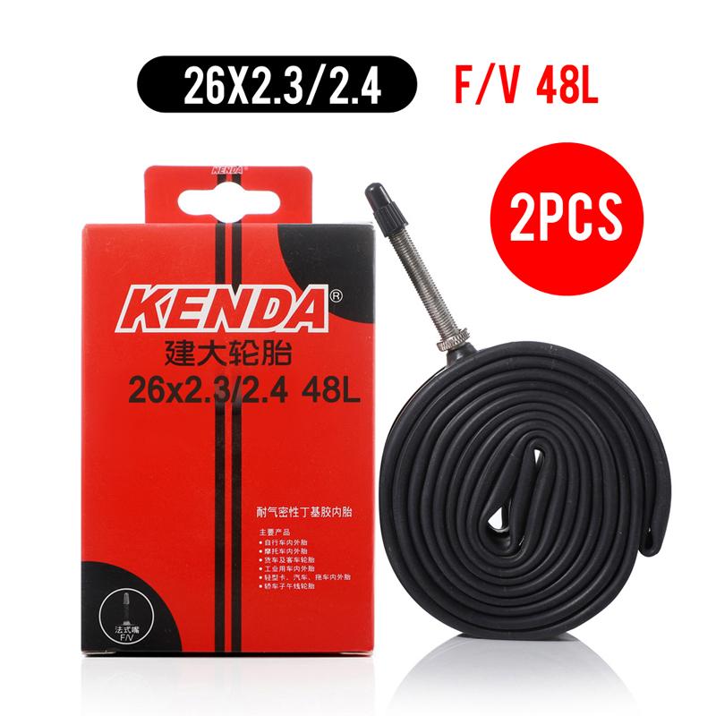2PCS KENDA bicycle inner tube 26/27.5/29 camera Schrader Presta valve 48L inner tube mountain bike tubes tire chambre air