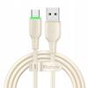 Mcdodo Usb-C Fast Charging Cable For Samsung Xiaomi Type C 6A 100W 1M Led Beige